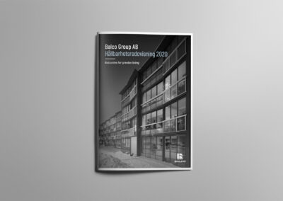 Balco Group Hållbarhetsredovisning